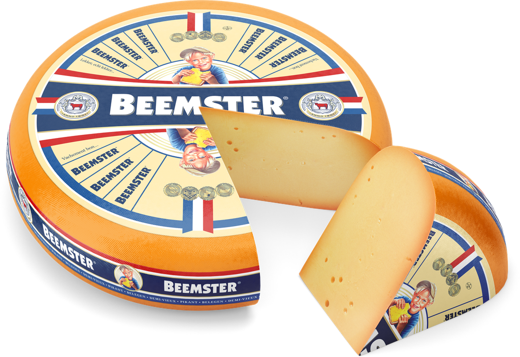 Beemsterkaas belegen 18kg 1/2bol