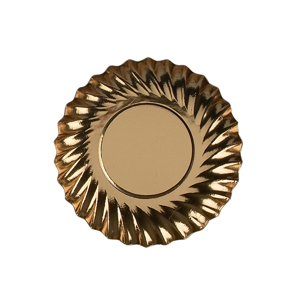 Bordje karton goud 8,8cm 100st