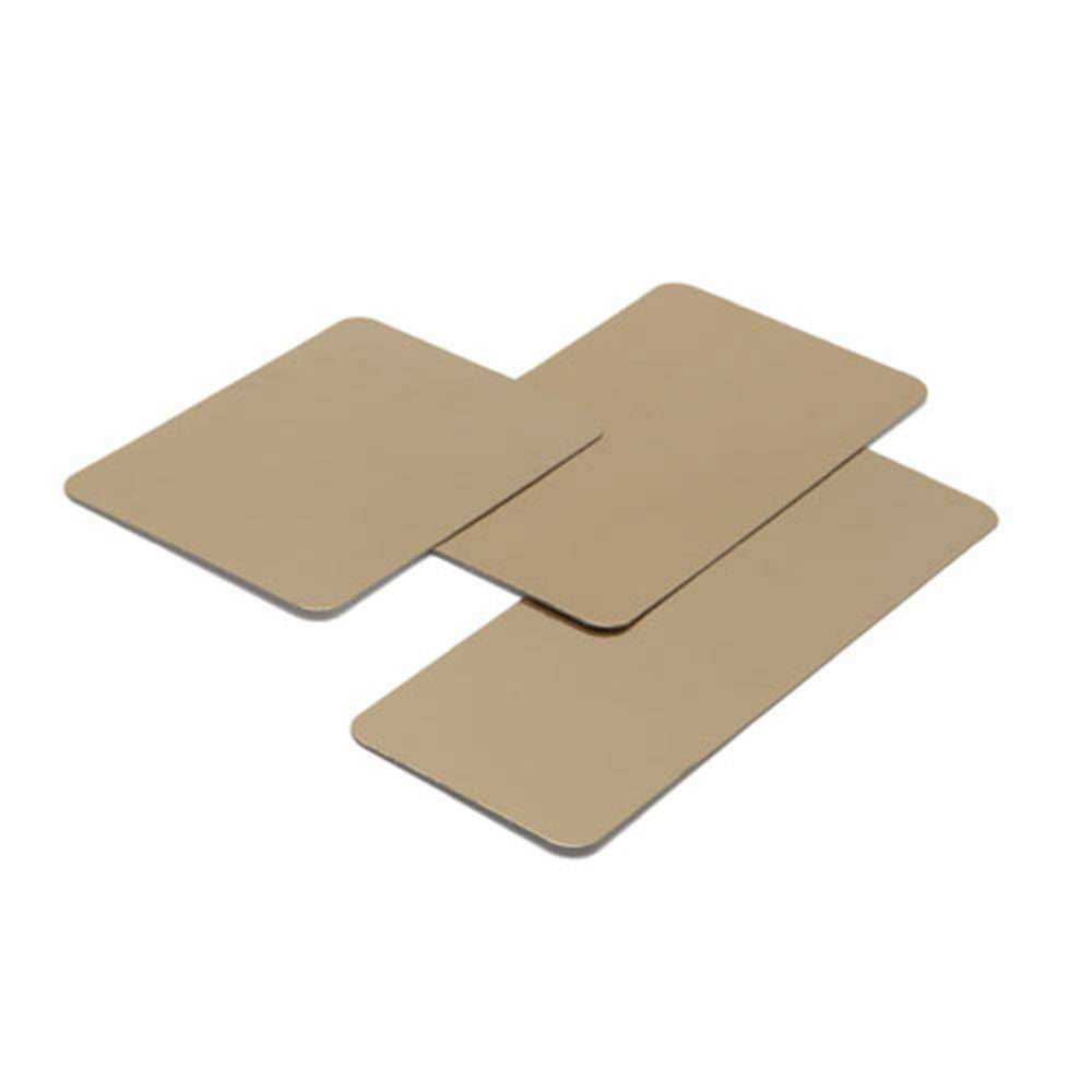 Buchekarton goud 19x13 1,5mm 50st