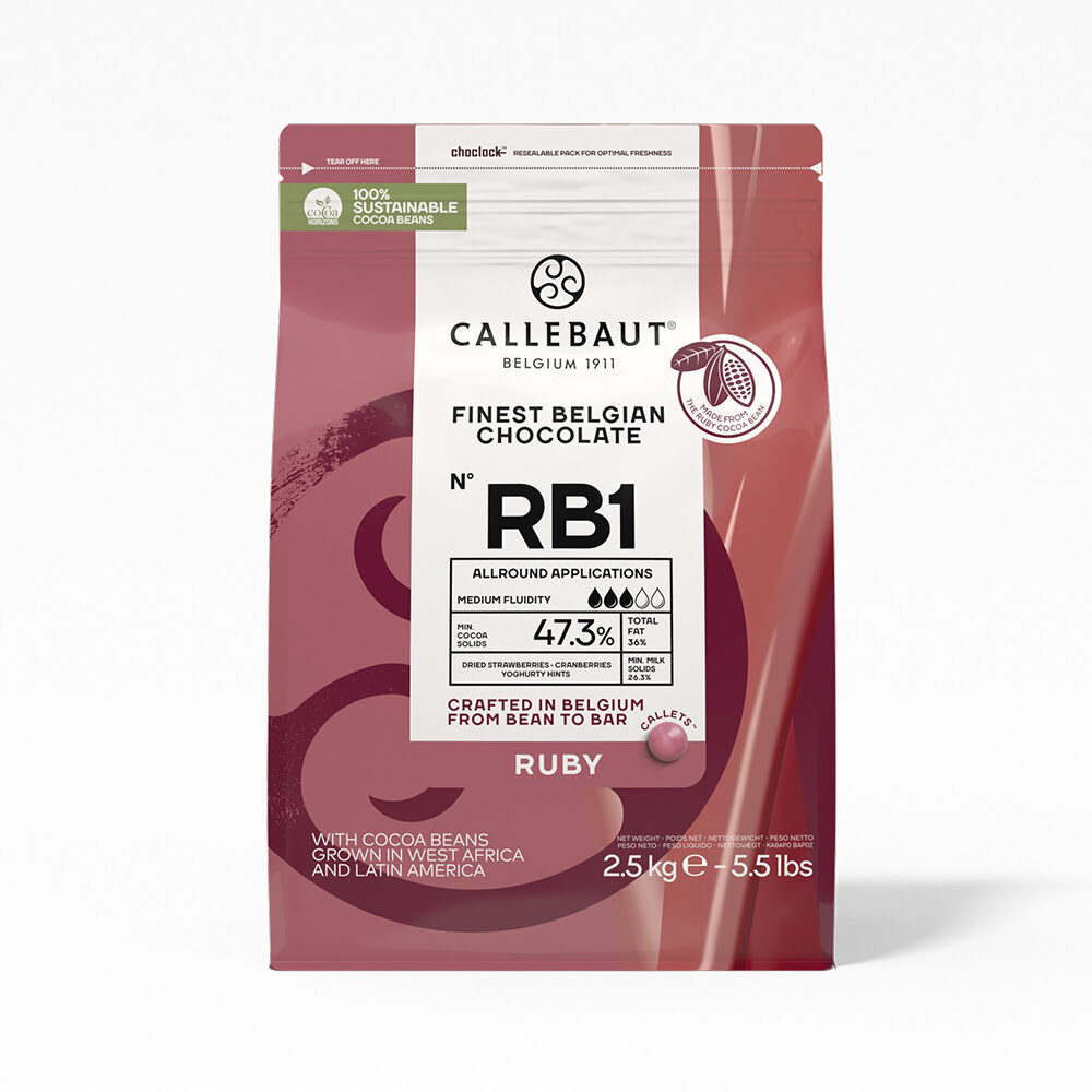 Callebaut ruby 2,5kg RB1