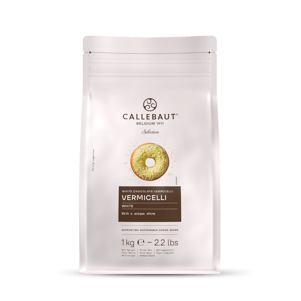 Callebaut vermicelli 1kg Wit