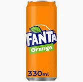 Fanta orange 24x0,33cl blik