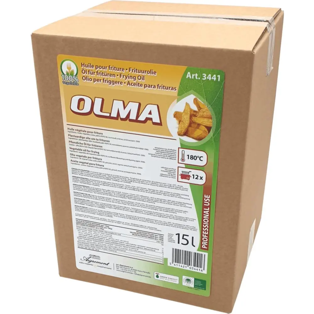 Frituurolie Olma 15L BIB