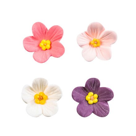 Leman 66063 bloemen 4 kleuren 192st