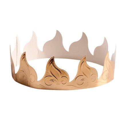 Leman 1015137 kroon goud papier 55x5cm 100st