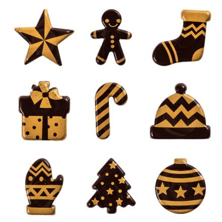 Leman 2015807 kerstassortiment 3cm 135st