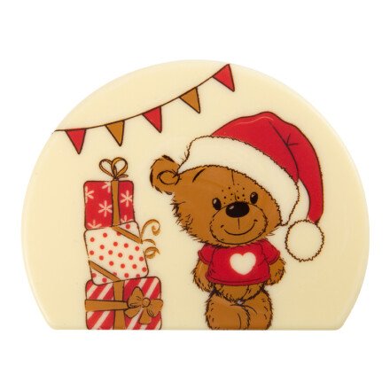 Leman 15487 zijkant kerstbeertje 10x8cm 40st