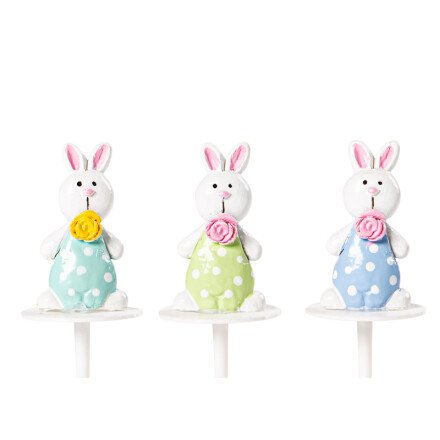 Leman 1069941 haasje met roos 32st