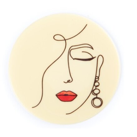 Leman 2011091 rondje dame 7,5cm 12st