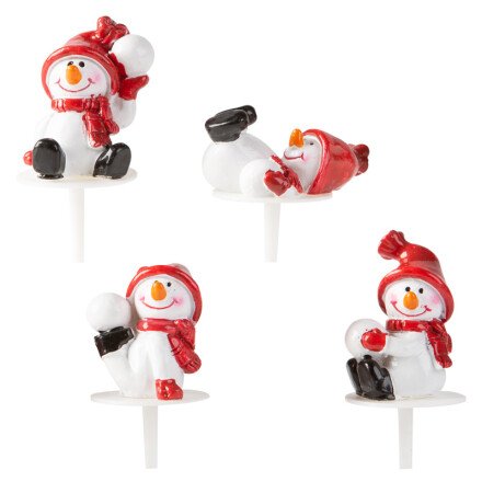 Leman 1015068 sneeuwman 4cm 64st