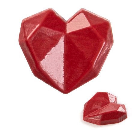 Leman 2068044 hartje rood origami 105st