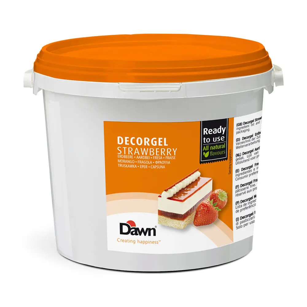 Dawn Decorgel aardbei 3kg
