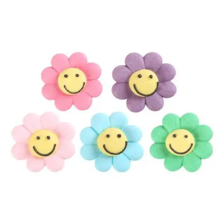 Leman 1024892 bloem smiley 2,8cm 210st