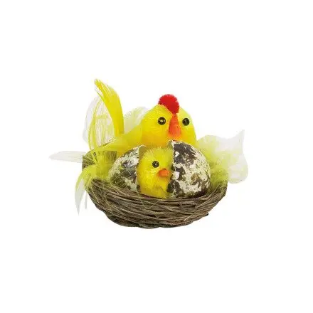Leman 1059426 kip en kuiken in nest