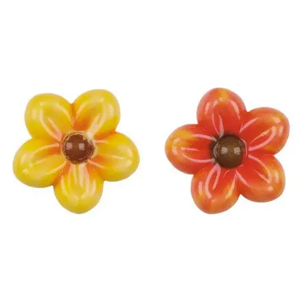 Leman 2032600 bloem oranje en geel 5cm 24st