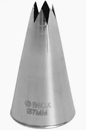 Spuithoedje inox gekarteld 8mm
