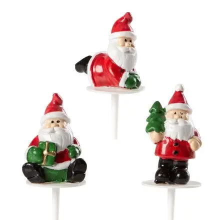 Leman 1015397 kerstmannen 4cm 64st