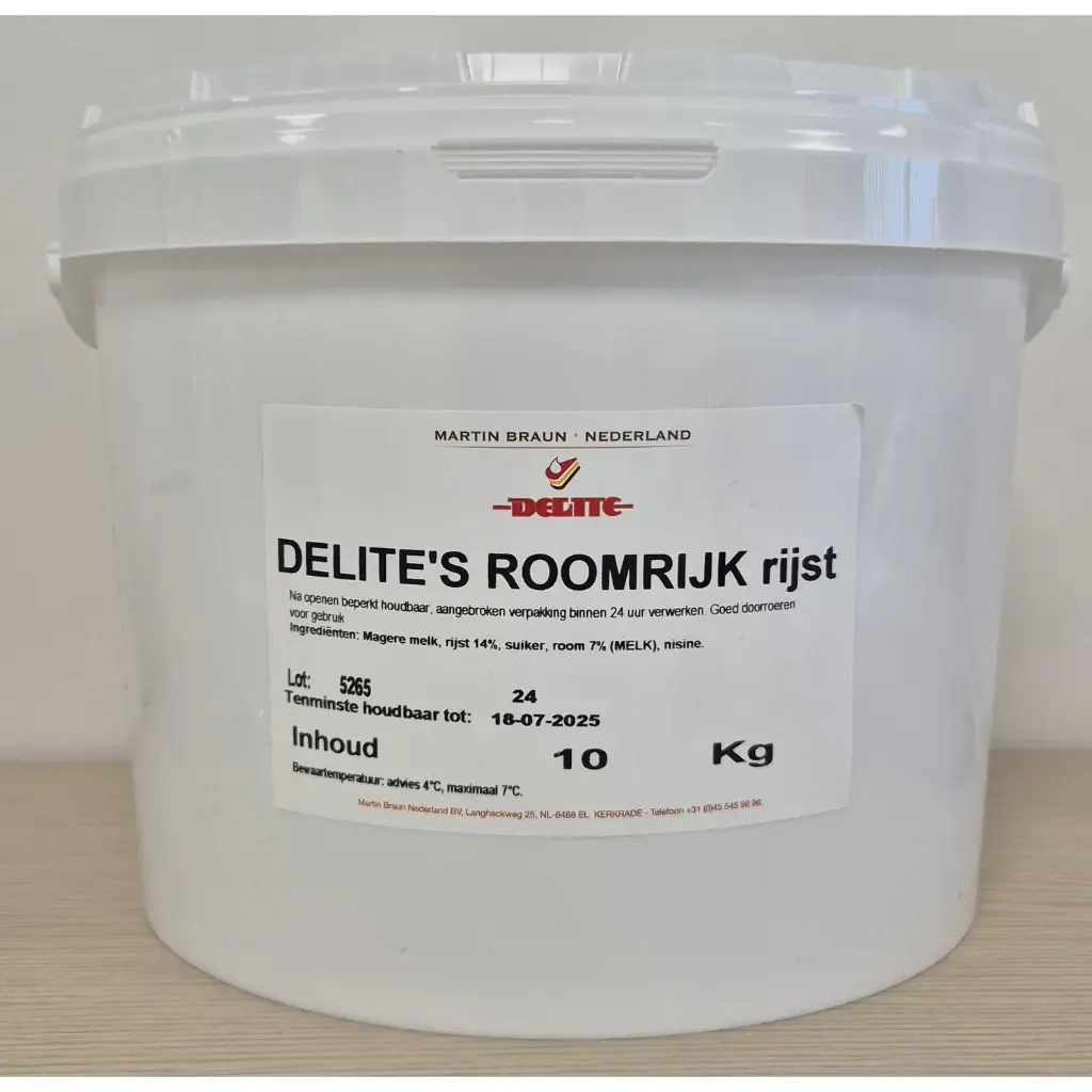 Delite's Roomrijst 10kg