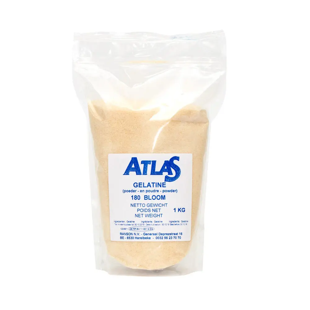 Gelatinepoeder atlas 1kg 180bloem