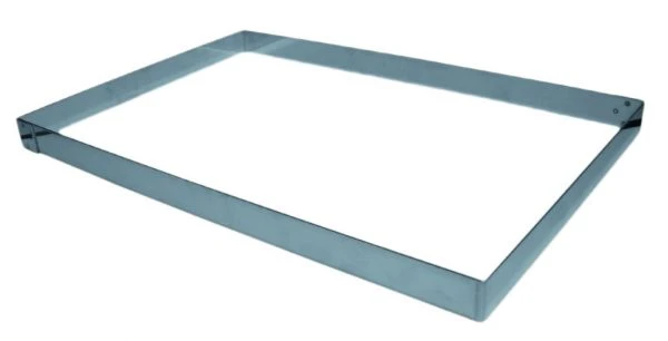 Kader rechthoek inox 37x57cm H4.5