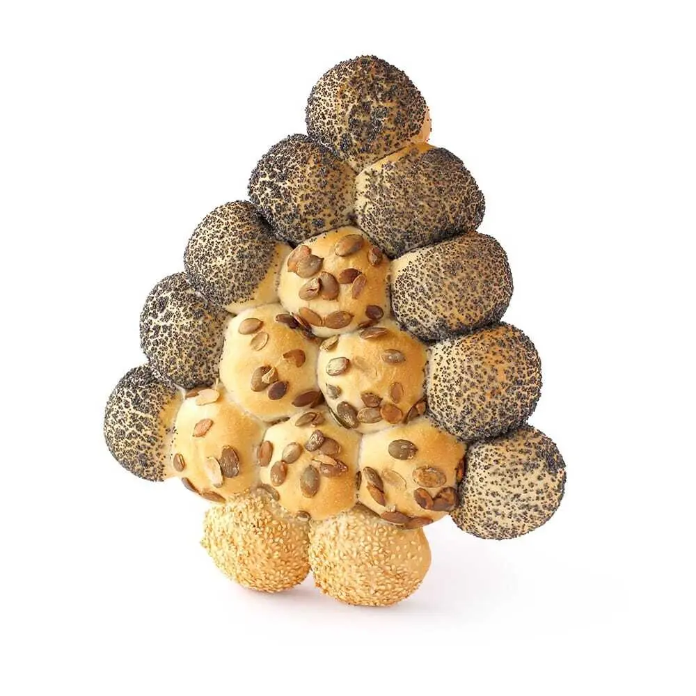 Diversifood 2316-01 kerstboom breekbrood 340gr 14st