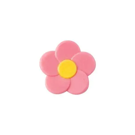 Leman 1032005 bloem roze geel