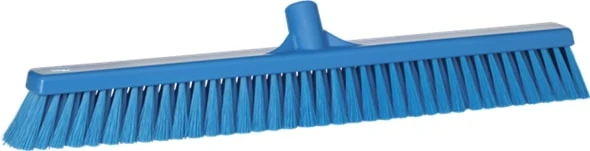 Vikan veegborstel zacht blauw 60cm