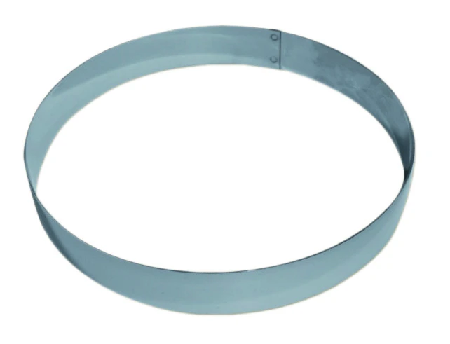 Taartring RVS H4cm 18cm