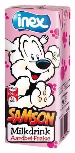 Inex drink samson aardbei 0,2L 30st